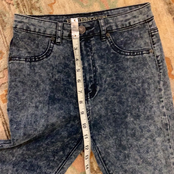 Stone washed blue jeggings - Picture 6 of 7